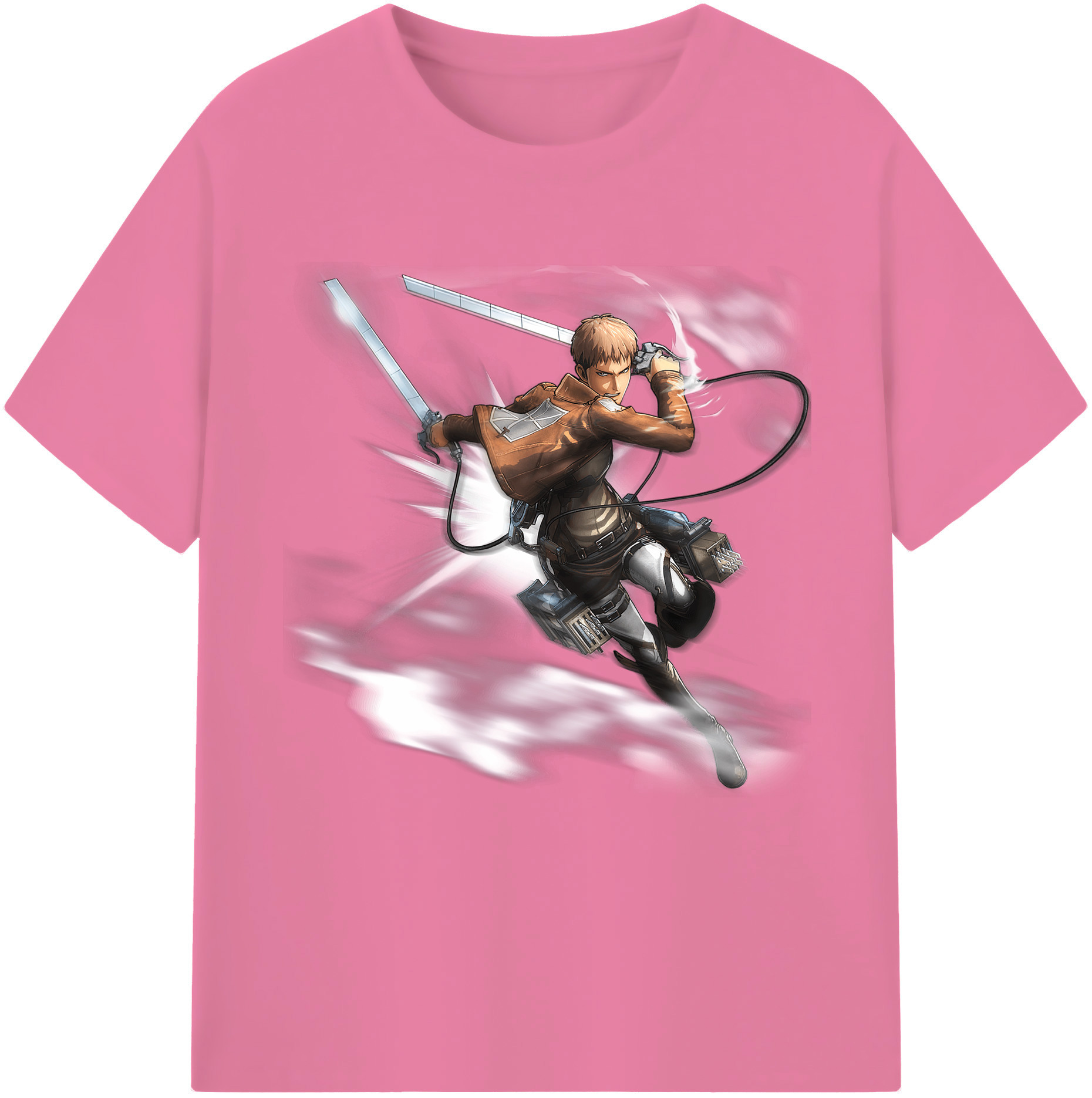 （画像用） 進撃の巨人 ジャン・キルシュタイン Attack on Titan Jean Kirstein 綿100％半袖Tシャツ（フロントプリント）